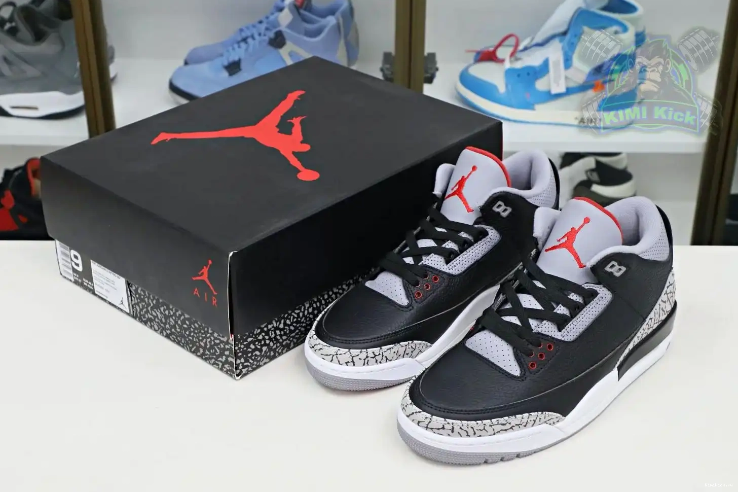 2018（854262-001）  Jordan blackcement retro 3 Air Kimikick Jordan 0328